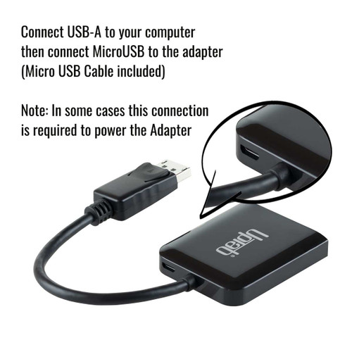 DisplayPort 1.2 to HDMI 2.0a 4k@60hz Active Adapter - UPTab