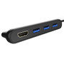 Adaptateur UPTab USB-C 3.2 (Type C) vers 3x USB 3.0 et HDMI™ 4K - Ports