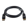 UPTab DisplayPort to DisplayPort 1.4/Hbr3 Cable 8K at 60Hz 2M/6.56FT  - Connectors