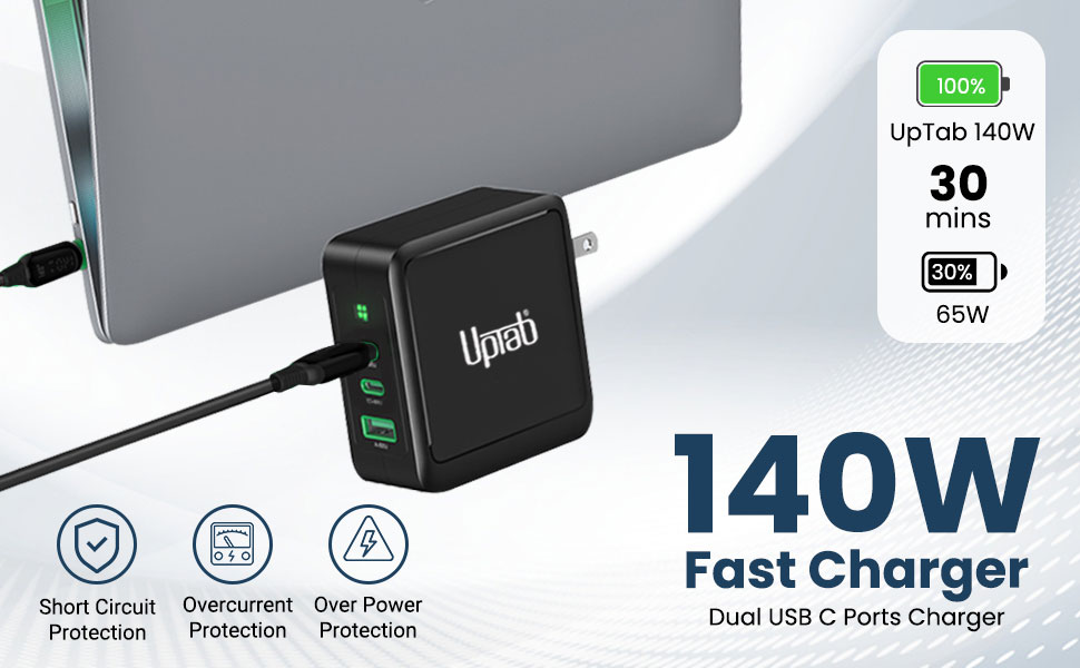 Chargeur mural Uptab 140w