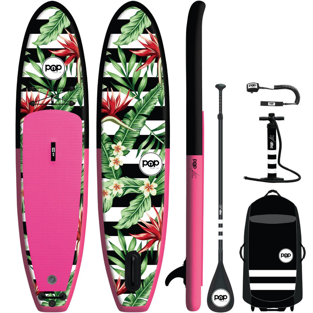 POP 10'6" Royal Hawaiian Pink/Black