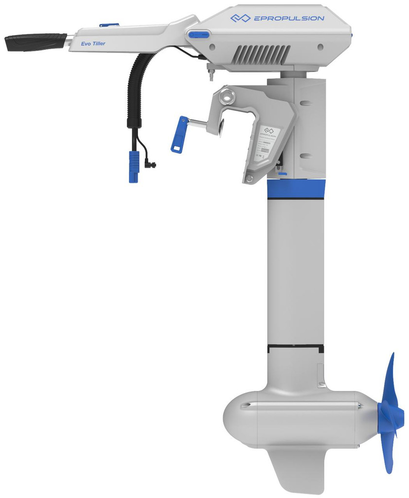 ePropulsion Electric Outboards | Navy 6.0 Evo Tiller Shortshaft
