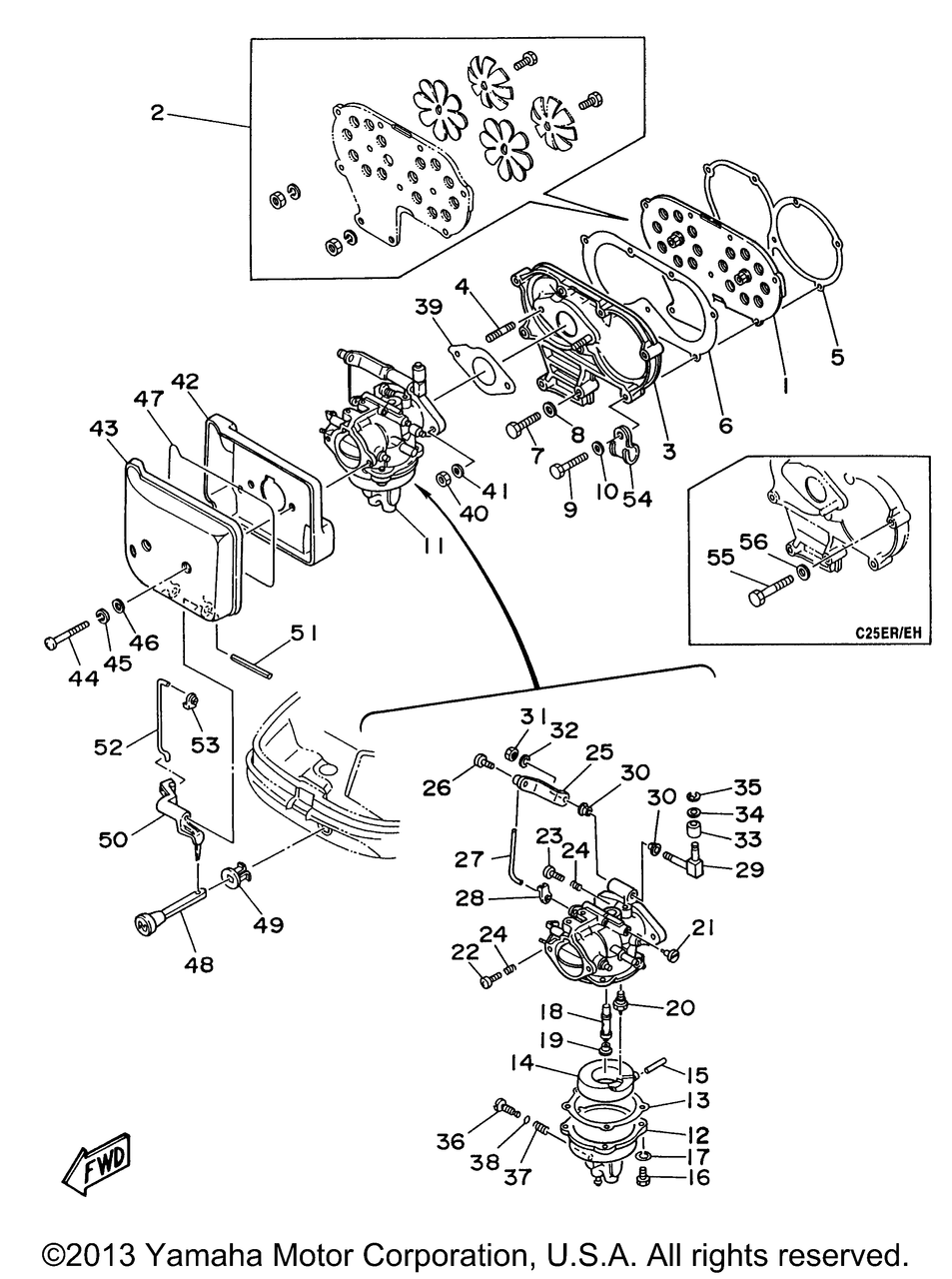Yamaha Gasket, Valve Seat | 648-13621-A1-00 - RJ Nautical