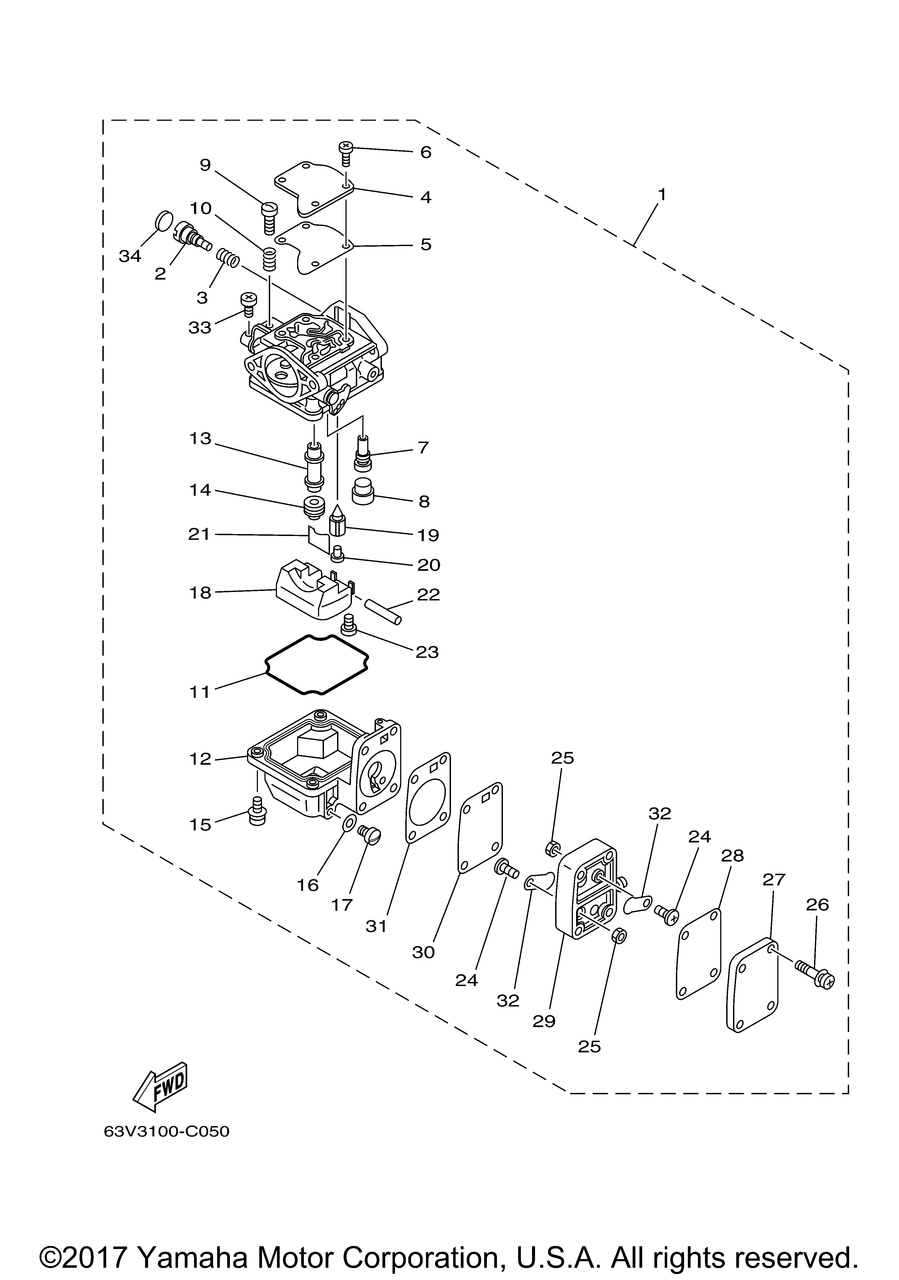 Yamaha Screw, Pilot | 679-14923-10-00 - RJ Nautical