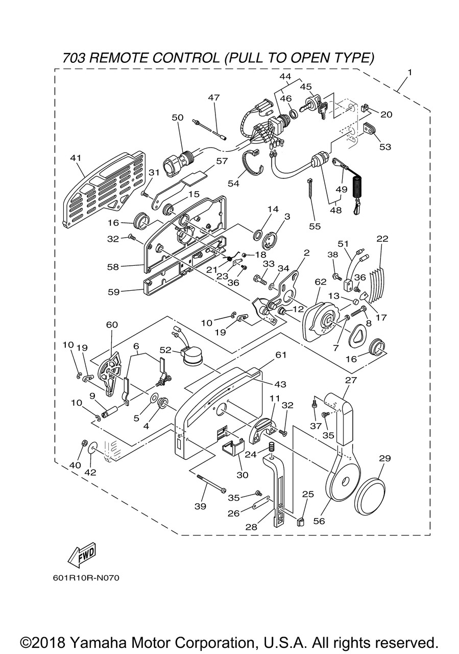 Yamaha Lock, Neutral | 703-48223-00-00 - RJ Nautical