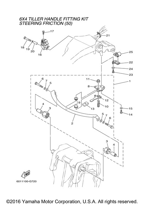 Yamaha Nut, Self-Locking(62X) | 90185-10M01-00