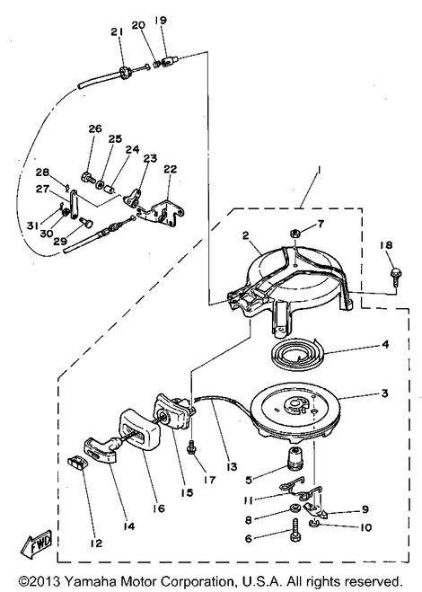 Yamaha Washer, Plate(6E3) | 90201-06M08-00