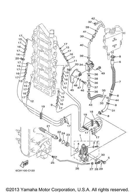 Yamaha Washer, Plate(61B) | 90201-09M01-00