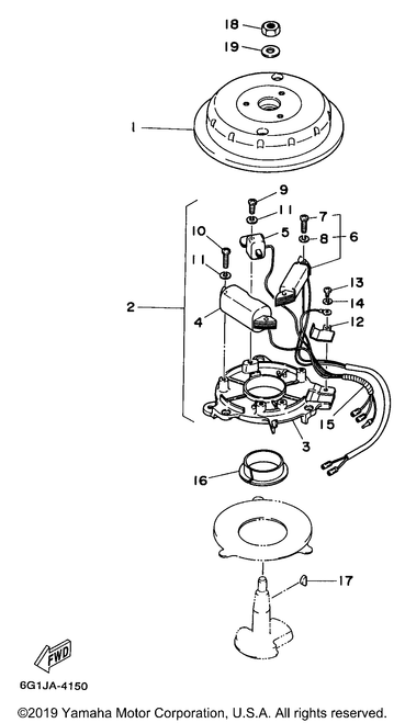Yamaha Washer, Plate (26H) | 90201-102G9-00