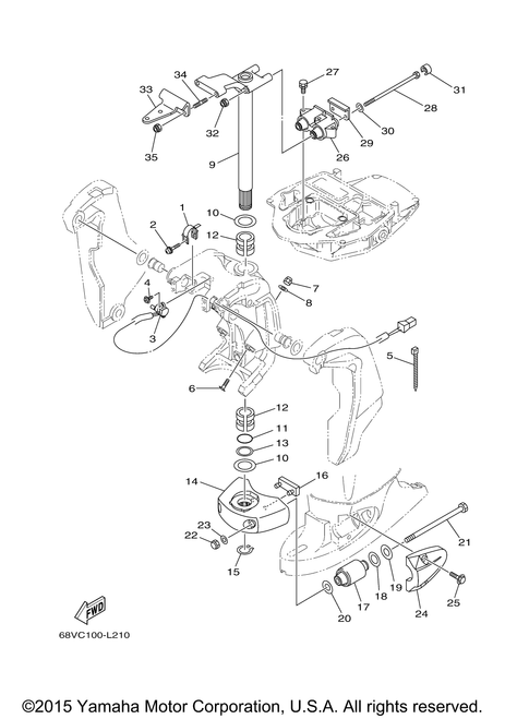 Yamaha Washer, Plate | 90201-12M09-00