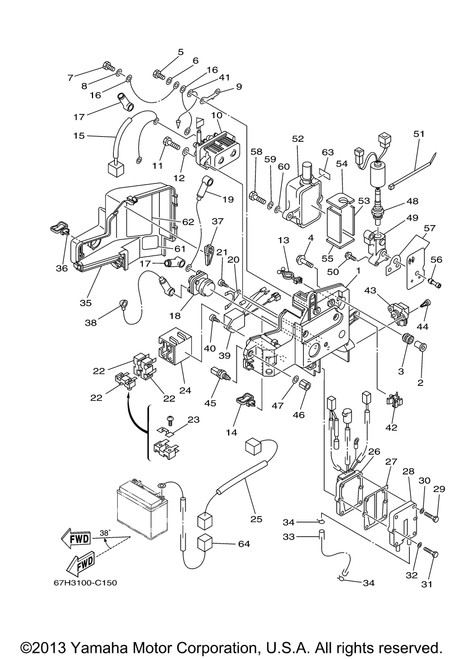 Yamaha Washer (692) | 90201-12M34-00