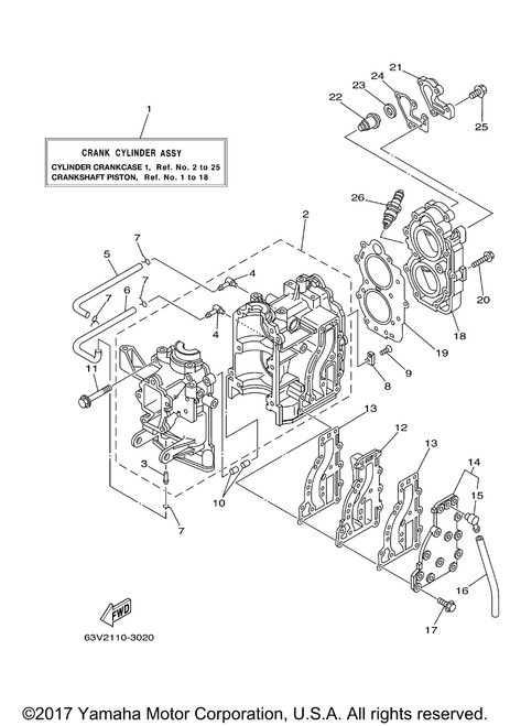 Yamaha Washer, Plate(63V) | 90201-16M03-00