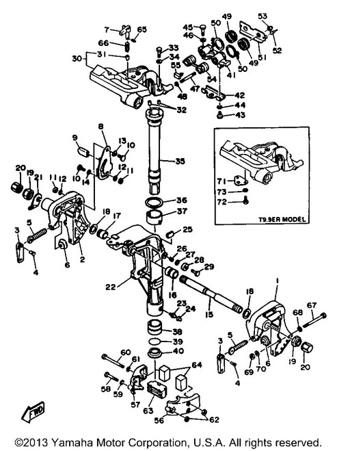 Yamaha Pin(6A9) | 90243-04M00-00