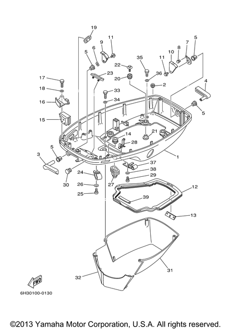 Yamaha Rivet (6H3) | 90269-04M03-00