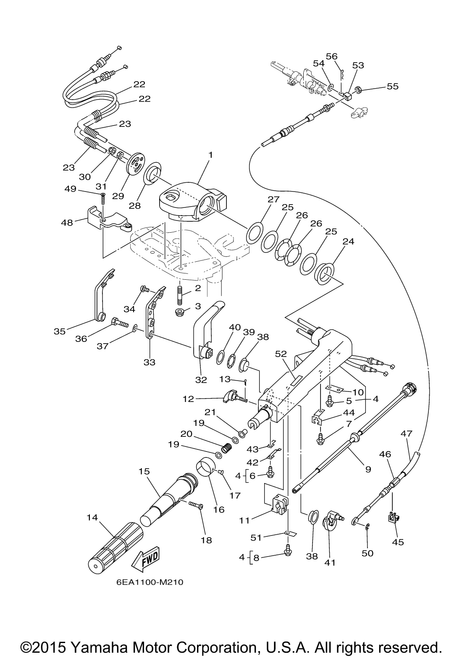 Yamaha Hose, With Spring | 90447-07005-00
