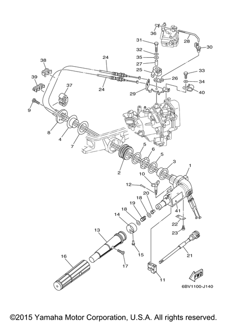 Yamaha Clamp | 90464-06006-00