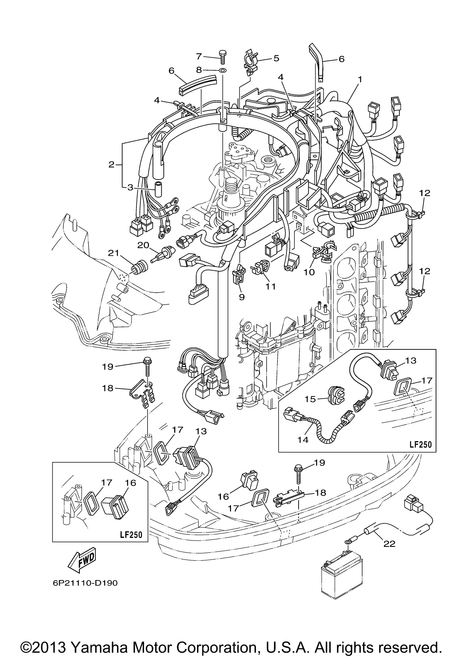 Yamaha Clamp (26H) | 90464-08051-00