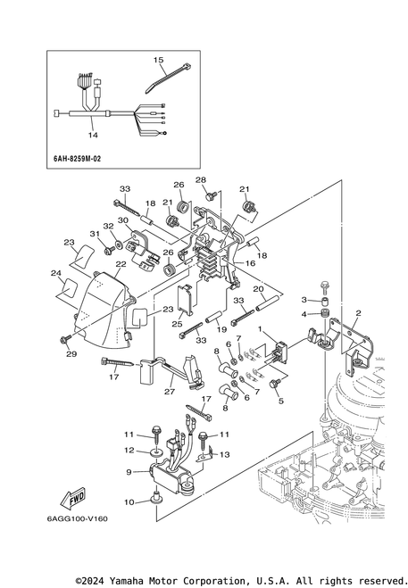 Yamaha Clamp | 90464-12001-00