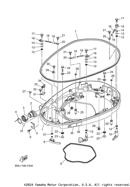 Yamaha Clamp(65J) | 90464-19M45-00