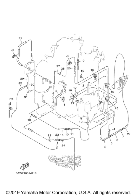 Yamaha Clamp | 90464-30005-00