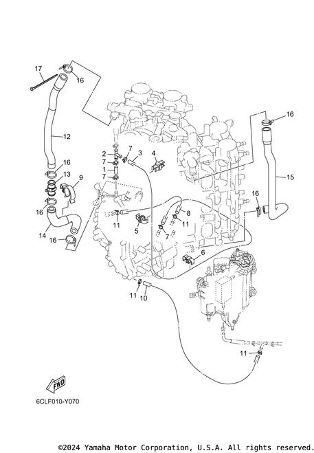 Yamaha Clamp | 90465-14M66-00