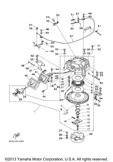 Yamaha Spring, Tension(6K5) | 90506-08M23-00