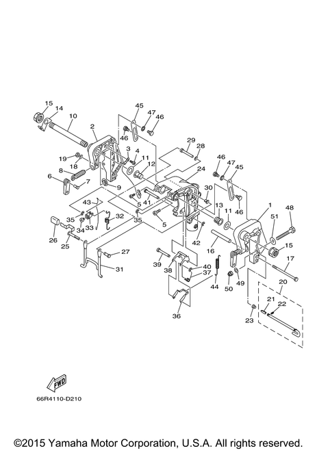 Yamaha Spring, Tension | 90506-26M38-00