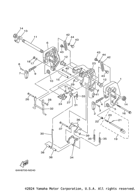 Yamaha Pin. Spring(656) | 91690-30008-00