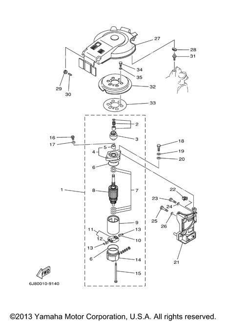 Yamaha Pin, Spring (676) | 91690-50022-00