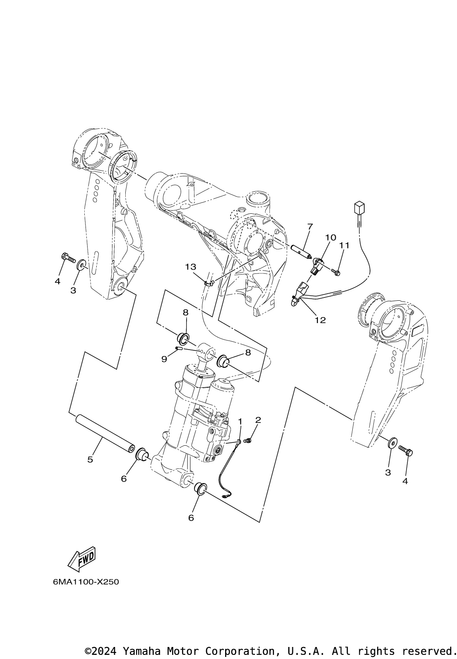 Yamaha Pin, Spring | 91690-60022-00