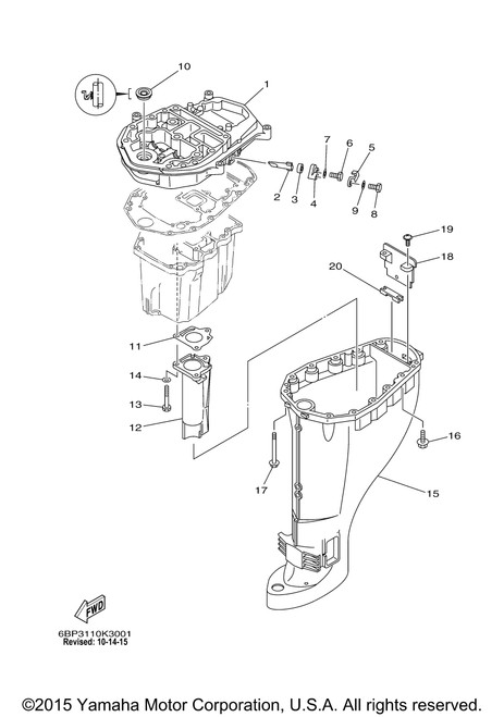 Yamaha Oil Seal | 93110-16004-00