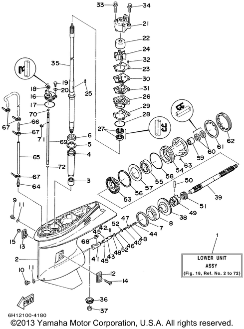 Yamaha Bearing, Needle (688) | 93315-325V1-00