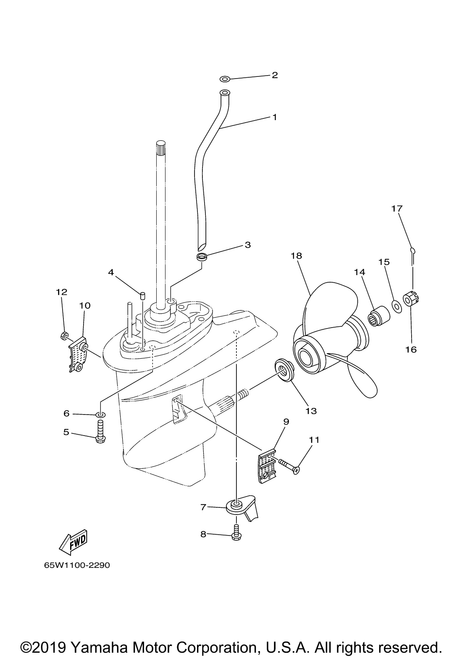 Yamaha Pin, Dowel | 93606-11M24-00