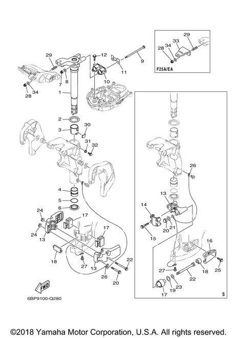 Yamaha Nut Crown(663) | 95380-12800-00