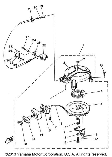 Yamaha Nut, U Flange | 95604-06200-00