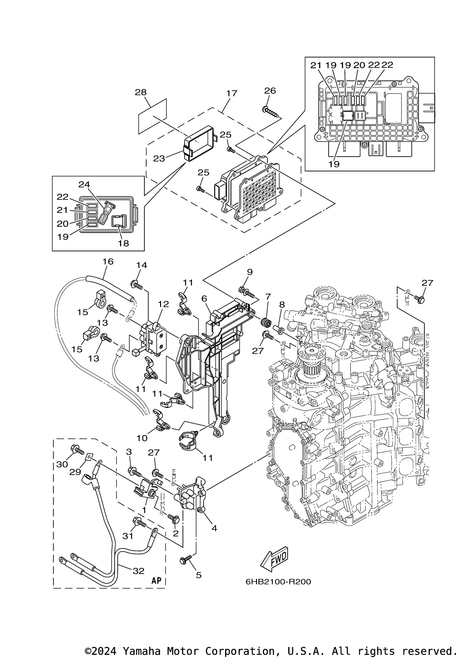 Yamaha Bolt, Flange(4Hm) | 95814-08020-00