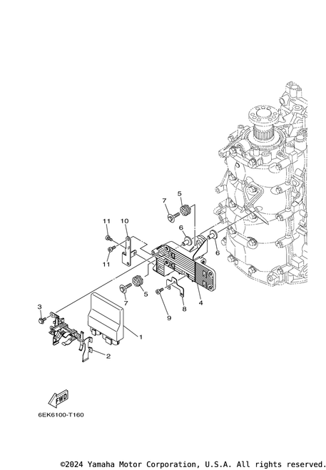 Yamaha Bolt, Flange Deep Recess | 95D95-06010-00