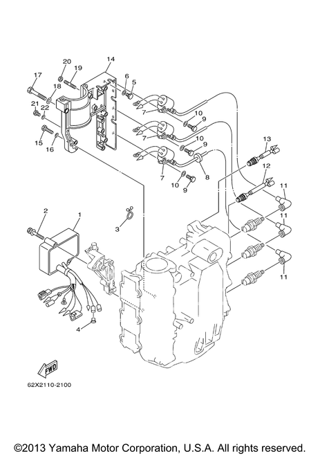 Yamaha Bolt, Hexagon | 97013-08050-00