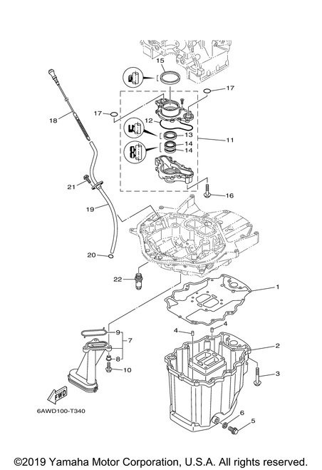 Yamaha Bolt, Hexagon W-W Deep Recess | 97E75-08570-00