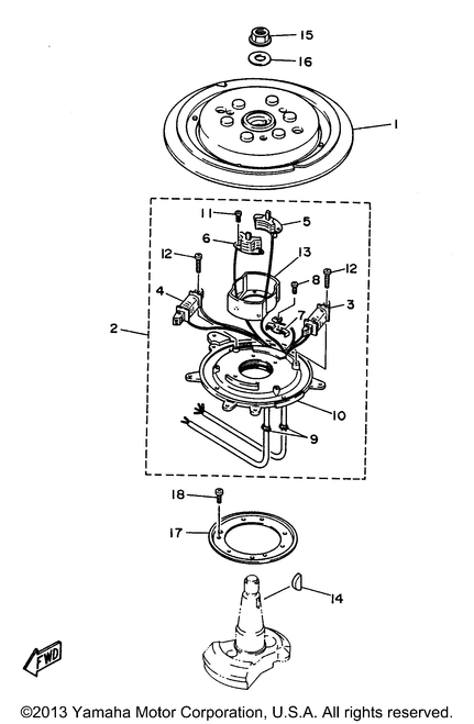 Yamaha Screw Pan Head | 98580-06010-00
