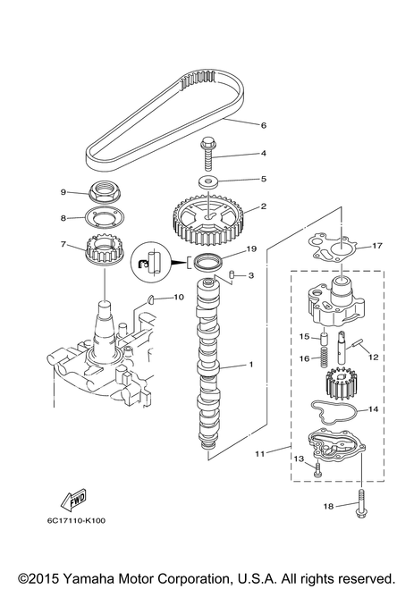 Yamaha Screw Pan Head | 98580-06016-00