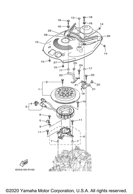 Yamaha Pin, Dowel | 99590-08012-00