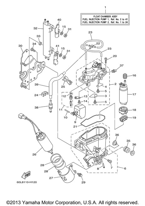 Yamaha Relief Valve Assembly | 60L-24460-00-00