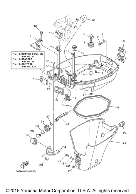Yamaha Apron | 60R-G2741-00-00