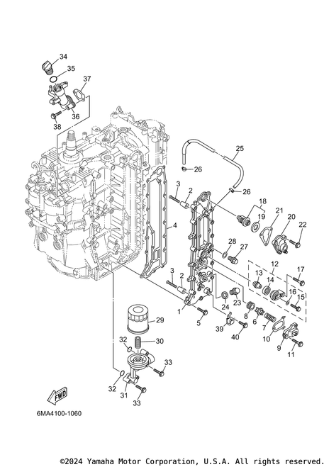 Yamaha Cover Assembly | 63P-1240H-01-9S