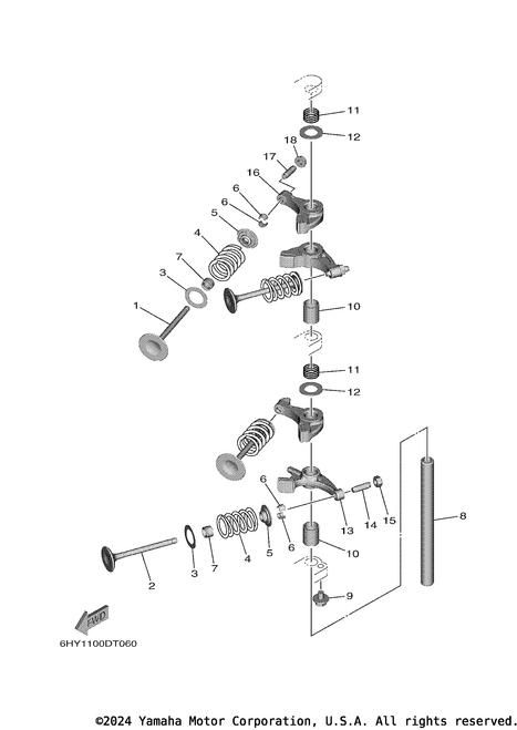 Yamaha Valve, Exhaust | 6FM-12121-00-00