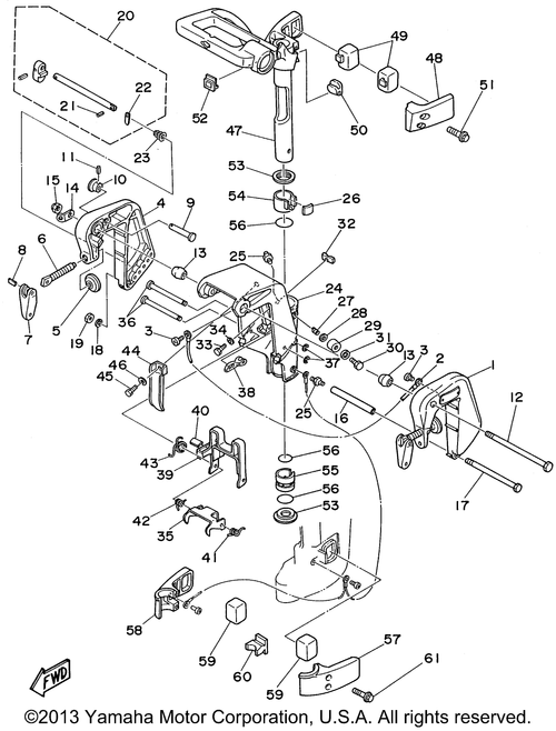 Yamaha Plate, Friction | 6G1-42528-10-00