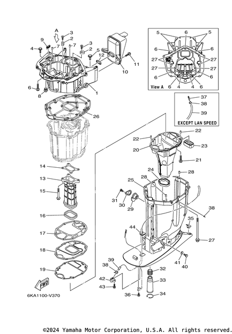 Yamaha Silencer Assembly | 6KA-14750-00-00