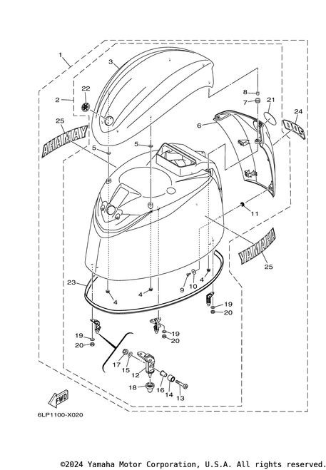 Yamaha Graphic, Rear | 6LW-42678-00-00