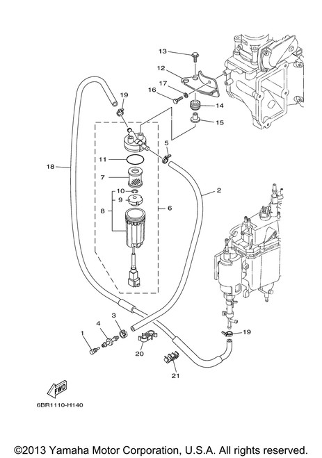 Yamaha Pipe 4 | 6P2-24314-00-00